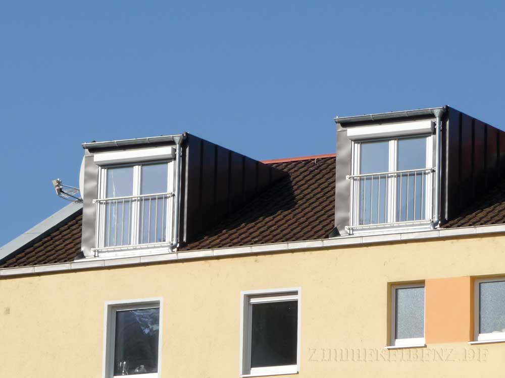 Pultdachgauben zwecks Wohnraum-Erweiterung in Würzburg