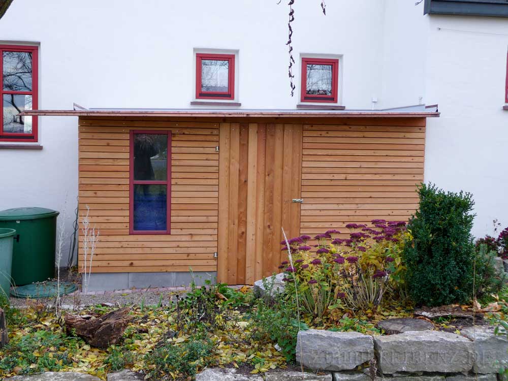 Geräteraum-Anbau in Gerbrunn