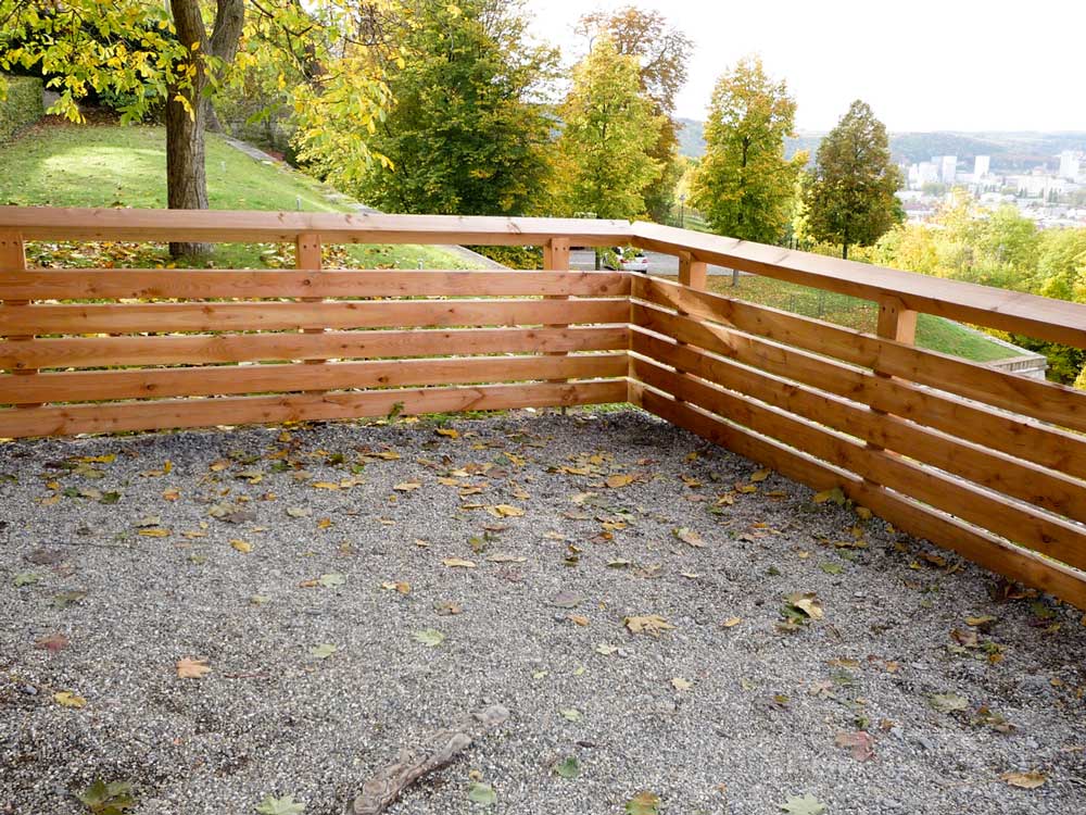 Schutzgeländer aus Douglasie (Festung Marienberg)