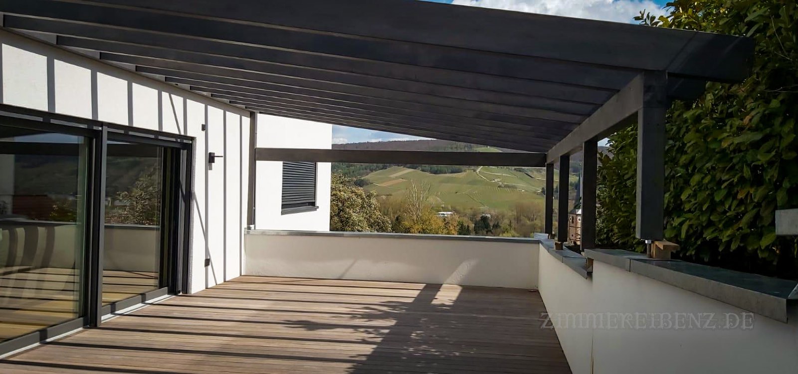 Terrassenüberdachung in Erlabrunn